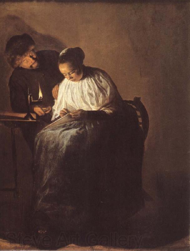 Judith leyster The proposal Spain oil painting art